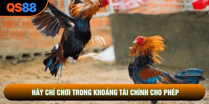 Hãy chỉ chơi trong khoảng tài chính cho phép