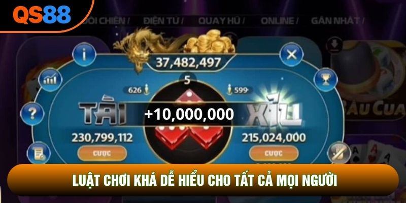 Luật chơi khá dễ hiểu cho tất cả mọi người