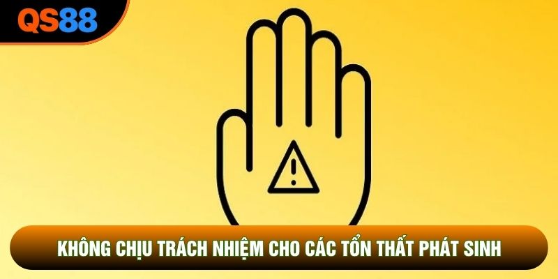 Không chịu trách nhiệm cho các tổn thất phát sinh